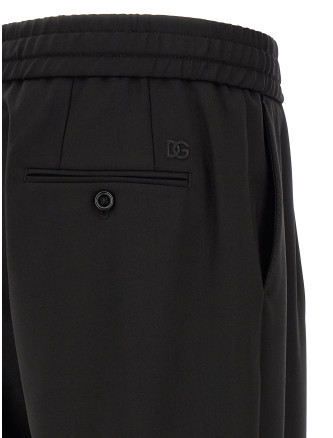 Брюки DOLCE & GABBANA Wool gabardine joggers (GP26FZFUBG4N0000) #