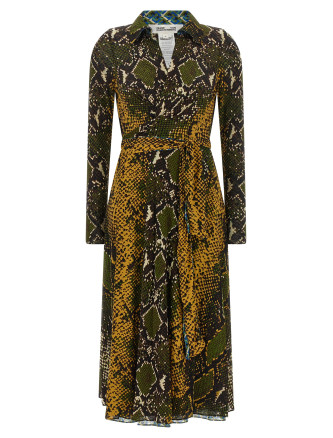 Платье миди DIANE VON FURSTENBERG 'Phoenix' (D805ASPPTOMESHSPPTO) #
