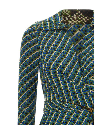 Платье миди DIANE VON FURSTENBERG 'Phoenix' (D805ASPPTOMESHSPPTO) #