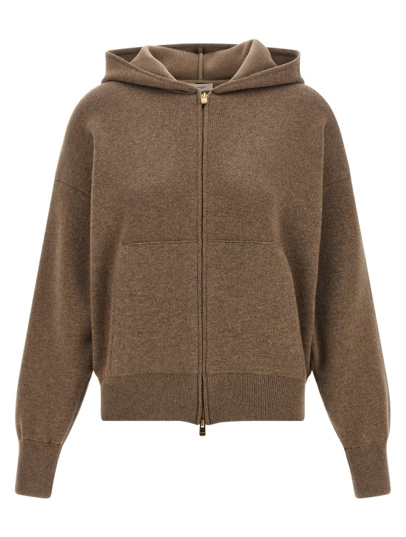 Zipped hooded sweater (KN120282G120QN74) #1