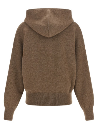 Zipped hooded sweater (KN120282G120QN74) #