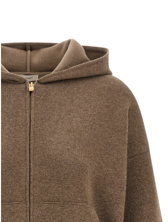 Zipped hooded sweater (KN120282G120QN74) #