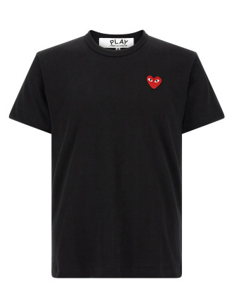 Футболка COMME DES GARÇONS PLAY Heart patch t-shirt