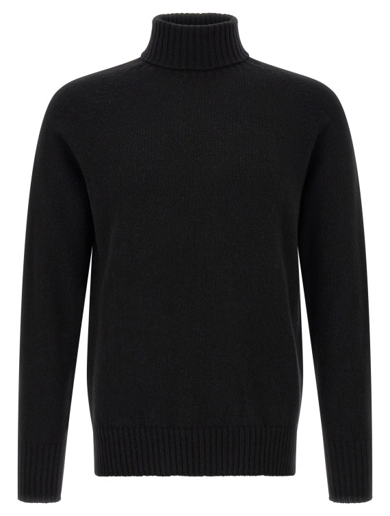 Свитер MA'RY'YA High neck sweater with slits (YTK012B8) #1