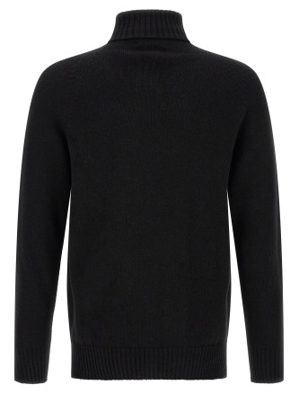 Свитер MA'RY'YA High neck sweater with slits (YTK012B8) #