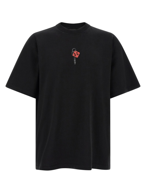 Футболка 44 LABEL T-shirt with padlock print (B0030673FA779P849) #1