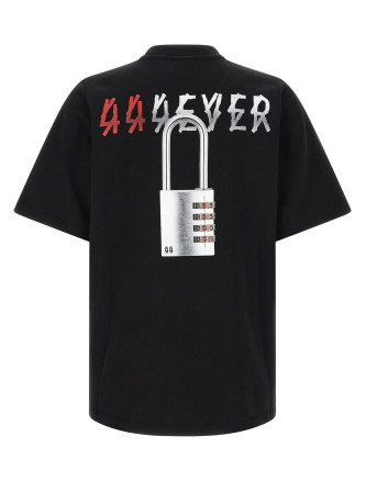 Футболка 44 LABEL T-shirt with padlock print (B0030673FA779P849) #