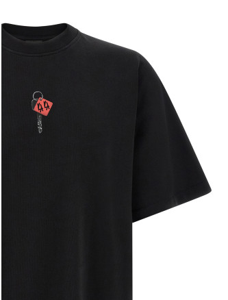 Футболка 44 LABEL T-shirt with padlock print (B0030673FA779P849) #