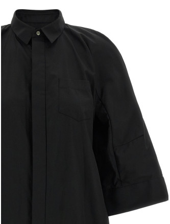 Мини-платье SACAI Chemisier dress with wide sleeves (2608742001) #