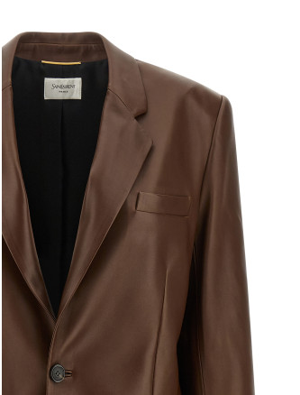 Жакет SAINT LAURENT Leather blazer (A000E7YC2TF2740) #