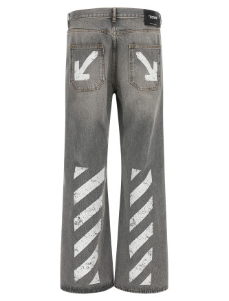 Джинсы OFF-WHITE 'Half Arrow Diag slim' (OMYA18JF26DEN00300020020) #