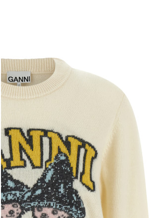 Свитшот GANNI Sweater with intarsia (A1150051135) #