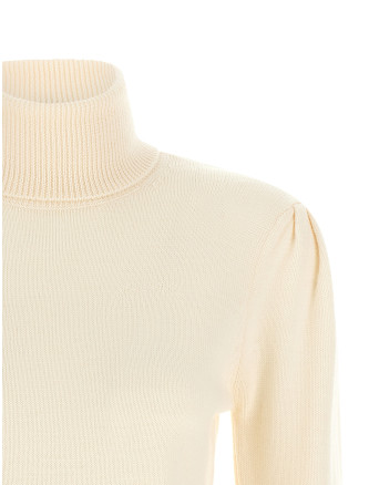 Свитер GANNI Turtleneck Sweater with Lace Trim (A1150062135) #