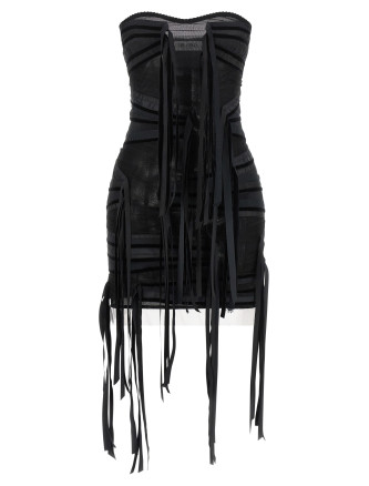 Мини-платье THE ATTICO Ribbon dress