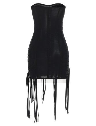 Мини-платье THE ATTICO Ribbon dress (261WCA00521EMB030RA100) #