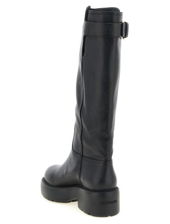 Сапоги MIU High boots with buckle (5W767EF055Y9SF0002) #
