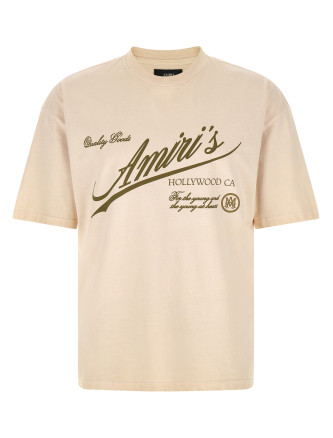 Футболка AMIRI ' Cryst Qlty Goods Lj Skate'