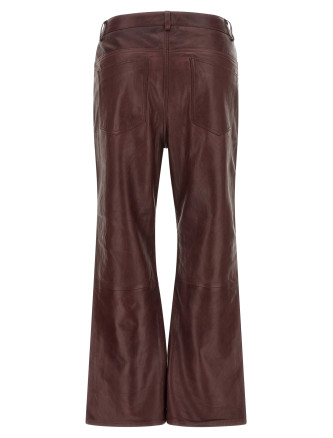 Брюки ROTATE BIRGER CHRISTENSEN Flared leather-effect pants (116668757757) #