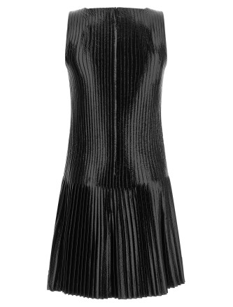 Мини-платье COURREGES Vinyl pleated dress (426CRO943VY00169999) #
