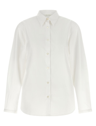Рубашка DRIES VAN NOTEN Shirt with embroidered cuffs (2620107414445001) #