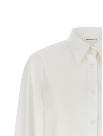 Рубашка DRIES VAN NOTEN Shirt with embroidered cuffs (2620107414445001) #