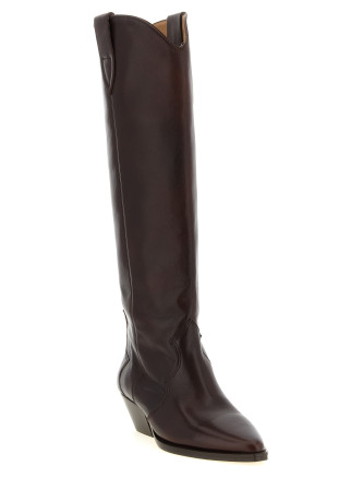 'Denvee' western style high boots (BT0001FAD3A33S50MY) #