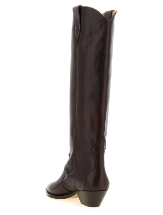 'Denvee' western style high boots (BT0001FAD3A33S50MY) #