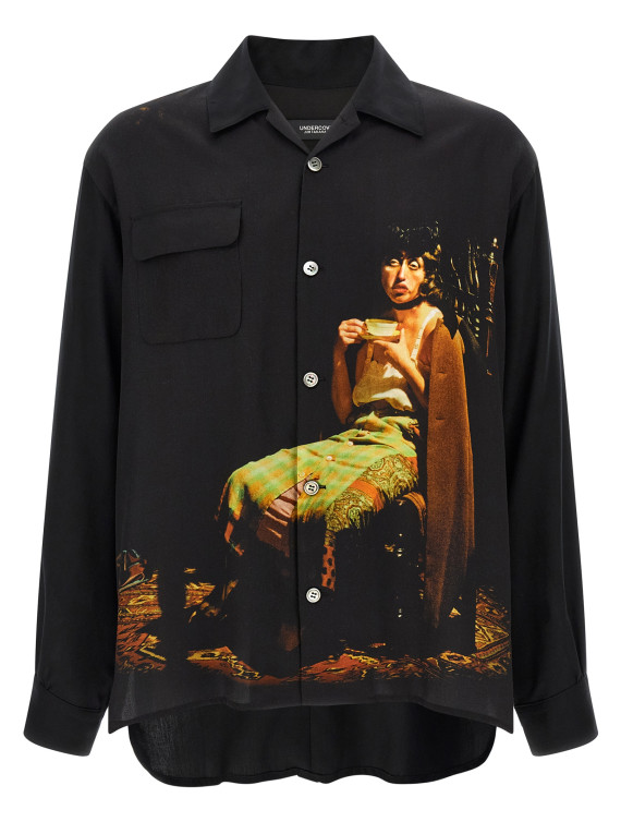 Рубашка UNDERCOVER Shirt with print (UC2F44042CHARCOAL) #1