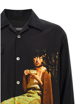 Рубашка UNDERCOVER Shirt with print (UC2F44042CHARCOAL) #