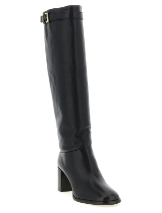 Сапоги PRADA High boots with buckle and logo (1W678OF065070F0002) #