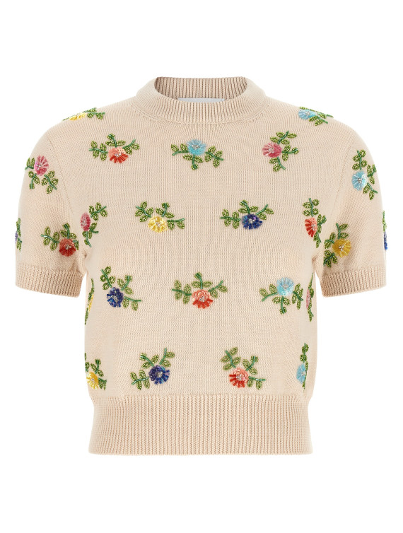 Топ PACO RABANNE Sweater with beads embroidery (26HMPU127ML0628P106) #1