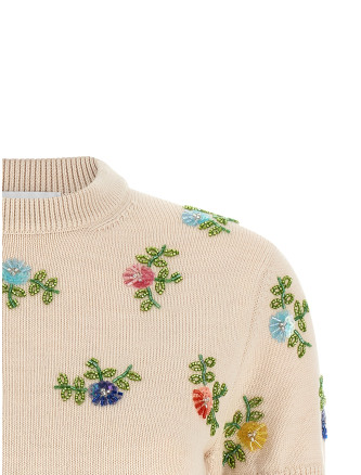 Топ PACO RABANNE Sweater with beads embroidery (26HMPU127ML0628P106) #