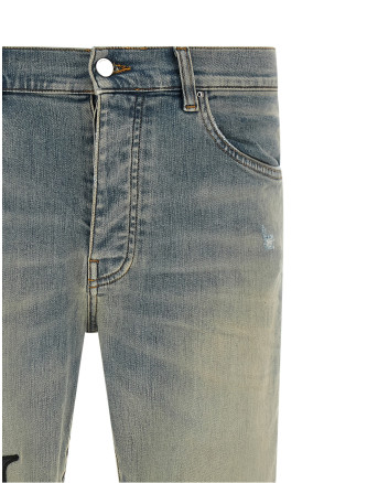 Джинсы AMIRI 'Staggered Logo' (AMDNSY1114531) #