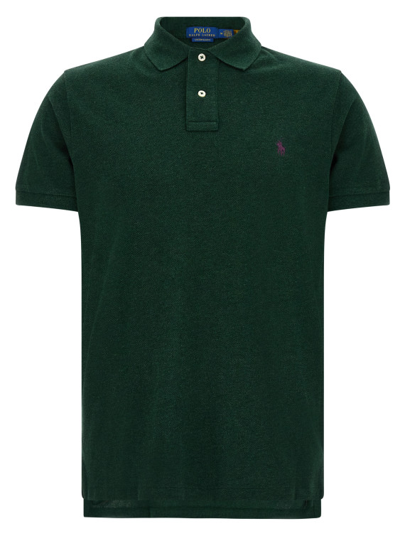 Поло POLO RALPH LAUREN Cotton polo shirt with embroidered logo (710680784468) #1