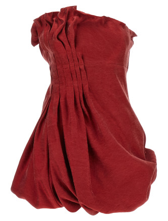 Мини-платье MAGDA BUTRYM Asymmetrical dress with pleats