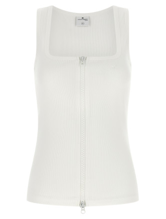Повседневный топ COURREGES Top with front zip