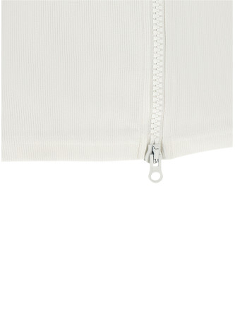 Повседневный топ COURREGES Top with front zip (426JTS299JS01940001) #
