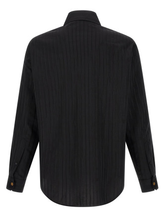 Рубашка VERSACE Jacquard Silk Shirt (10268161A185481B000) #