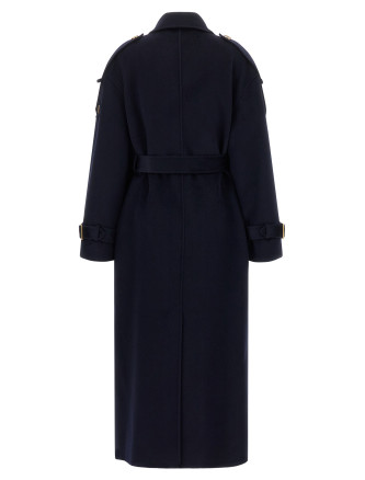 Пальто ELISABETTA FRANCHI Double-Breasted Belted Coat (CP02D66E2H88) #