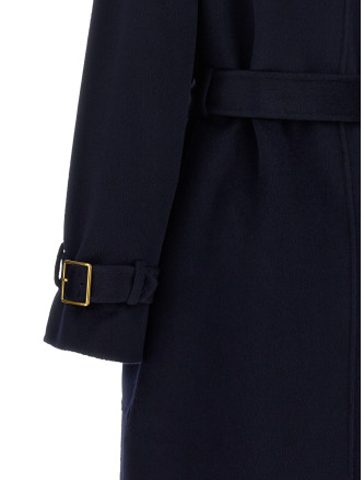 Пальто ELISABETTA FRANCHI Double-Breasted Belted Coat (CP02D66E2H88) #