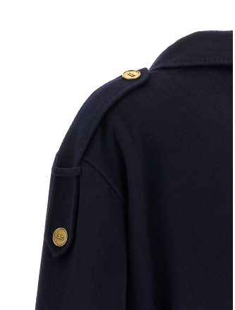 Пальто ELISABETTA FRANCHI Double-Breasted Belted Coat (CP02D66E2H88) #