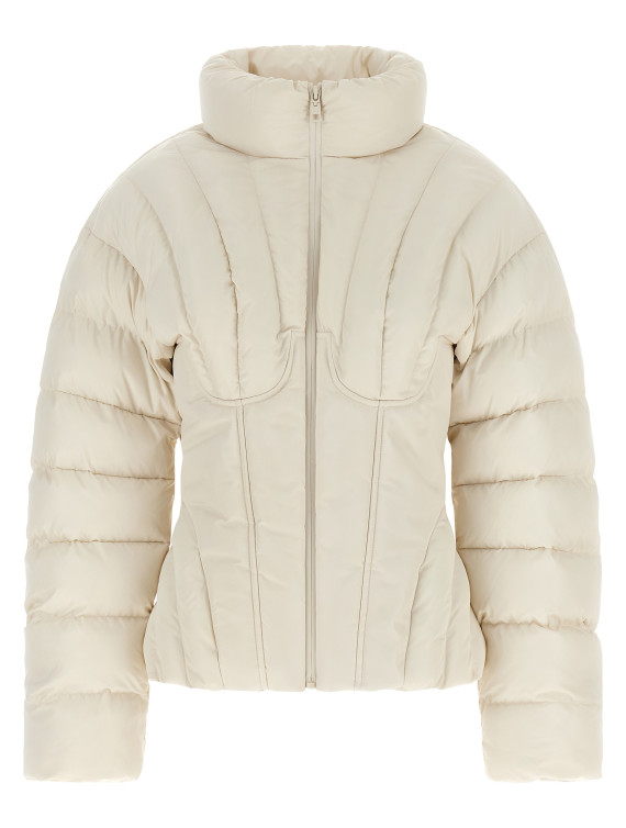 Пуховик ELISABETTA FRANCHI Exhausted quilted down jacket (PI95D66E2193) #1
