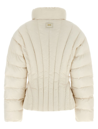 Пуховик ELISABETTA FRANCHI Exhausted quilted down jacket (PI95D66E2193) #