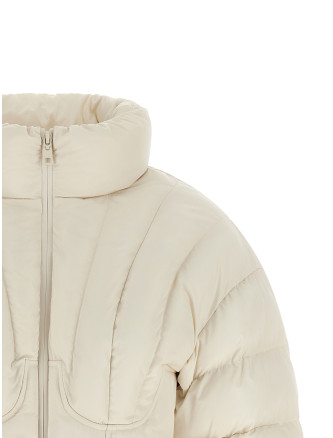 Пуховик ELISABETTA FRANCHI Exhausted quilted down jacket (PI95D66E2193) #