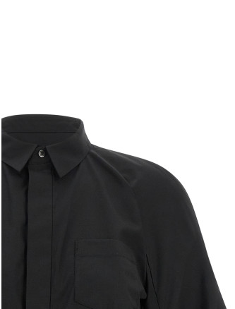 Рубашка SACAI Poplin shirt with wide sleeves (2608743001) #