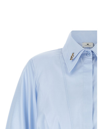 Рубашка ELISABETTA FRANCHI Cropped shirt with charms (CA17066E2019) #