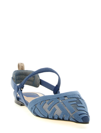 Плоские сандалии FENDI 'Colibrì Lite' (8J8559AY0MF1XHP) #
