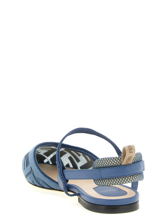 Плоские сандалии FENDI 'Colibrì Lite' (8J8559AY0MF1XHP) #