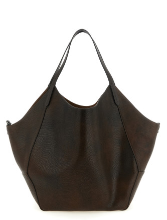 Шоппер BRUNELLO CUCINELLI Reversible Lizard effect leather Duo shopping bag