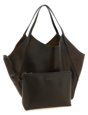 Шоппер BRUNELLO CUCINELLI Reversible Lizard effect leather Duo shopping bag (MBLZB2835C8279) #